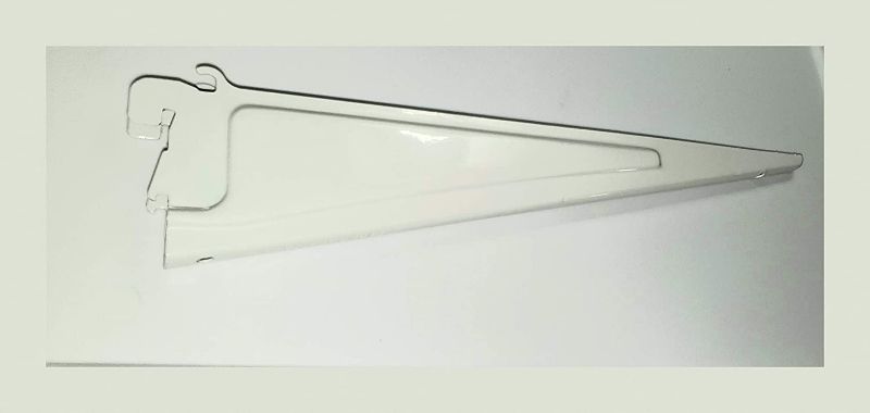 Photo 1 of 3 x ClosetMaid 2853 ShelfTrack 12-Inch Locking Shelf Bracket, White
