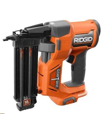 Photo 1 of 18V Lithium-Ion Brushless Cordless 18-Gauge 2-1/8 in. Brad Nailer (Tool Only) with CLEAN DRIVE Technology
