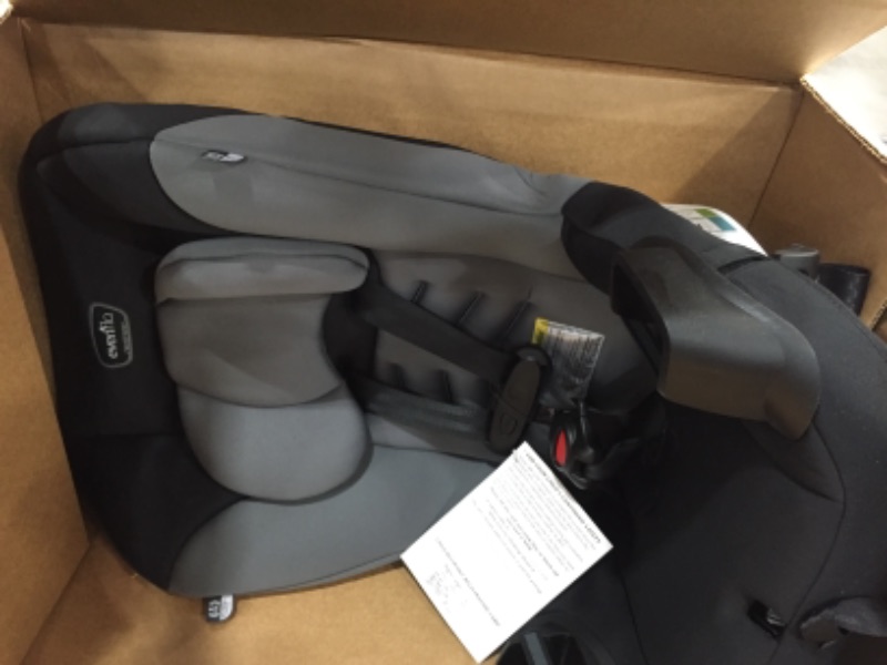 Photo 3 of Evenflo Sonus Convertible Car Seat, Charcoal Sky
