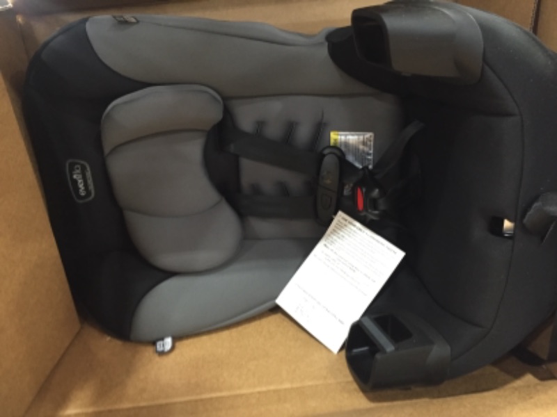 Photo 2 of Evenflo Sonus Convertible Car Seat, Charcoal Sky
