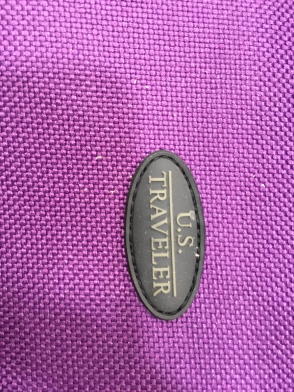 Photo 1 of U.S. Traveler Rio Rugged Fabric Expandable Carry-On Luggage Set, Purple, 2-Piece
