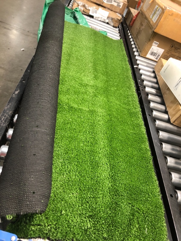 Photo 2 of · Petgrow · Artificial Synthetic Grass Turf 5FTX8FT(40 Square FT),0.8" Pile Height Indoor Outdoor Pet Dog Artificial Grass Mat Rug Carpet for Garden Backyard Balcony
