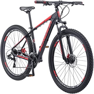 Photo 1 of (DAMAGED GEAR; BROKEN CHAIN; CHAIN OFF BIKE) 
Schwinn Bonafide Mens Mountain Bike, Front Suspension, 24-Speed, 29-Inch Wheels, 17-Inch Aluminum Frame, Matte Black/Red