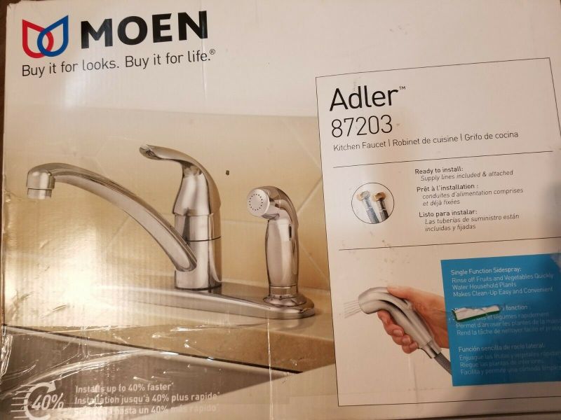 Photo 1 of  MOEN ADLER SINGLE-HANDLE KITCHEN FAUCET WITH SIDE SPRAYER
