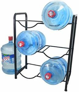 Photo 1 of 5 Gallon Water Bottle Glass Plastic Jug Rack Stand Holder Storage Shelf Drink...
