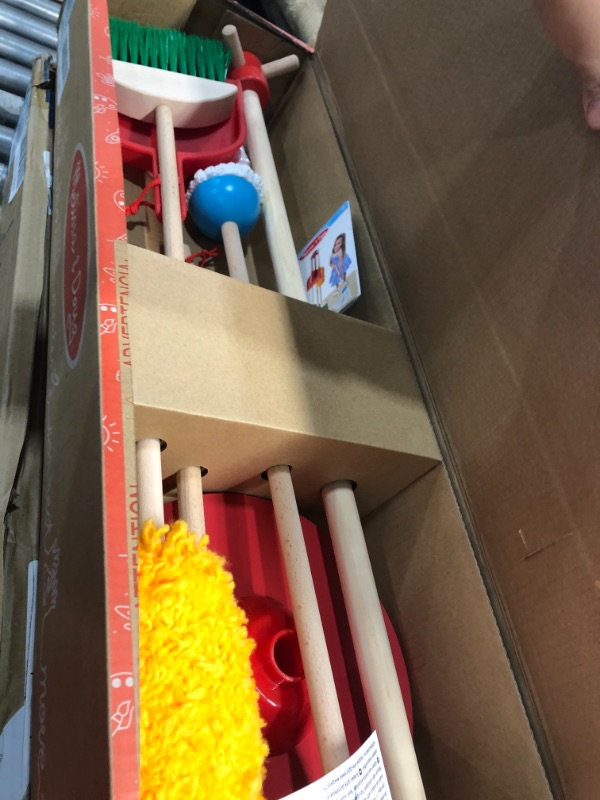 Photo 1 of Melissa & Doug Dust! Sweep! Mop! (Frustration Free Packaging)