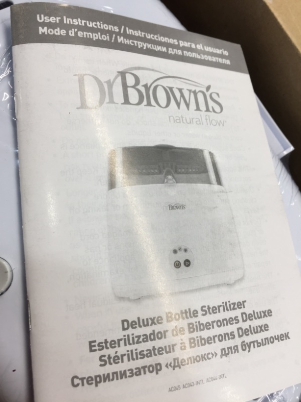 Photo 1 of Dr. Brown's Deluxe Electric Steam Bottle Sterilizer, Gray                                                                                                                                                                                                      