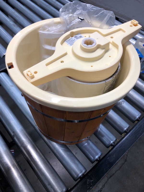 Photo 1 of Nostalgia 4-Quart Electric Ice Cream Maker