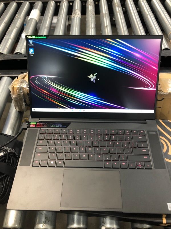 Photo 2 of Razer Blade 15 Base Gaming Laptop 2020: Intel Core i7-10750H 6-Core, NVIDIA GeForce RTX 2060, 15.6" FHD 1080p 144Hz, 16GB RAM, 512GB SSD, CNC Aluminum, Chroma RGB Lighting, Thunderbolt 3, Black
