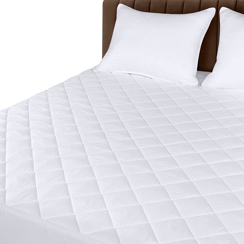 Photo 1 of Utopia Bedding Quilted Fitted Mattress Pad 80x80 inches 