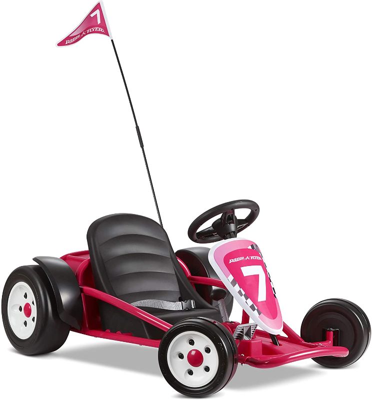 Photo 1 of  **parts only **  Radio Flyer Ultimate Go-Kart Pink, 24 Volt Outdoor Ride On Toy | Ages 3-8

