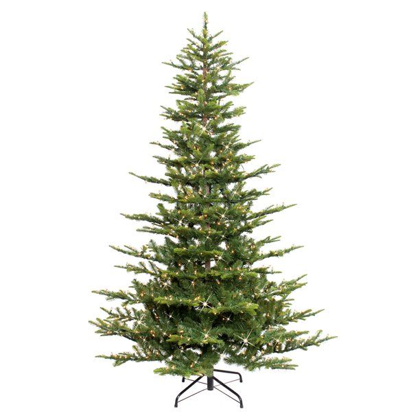 Photo 1 of 6 1/2 ft. Pre-lit Aspen Green Fir Artificial Christmas Tree 500 UL listed Clear Lights
