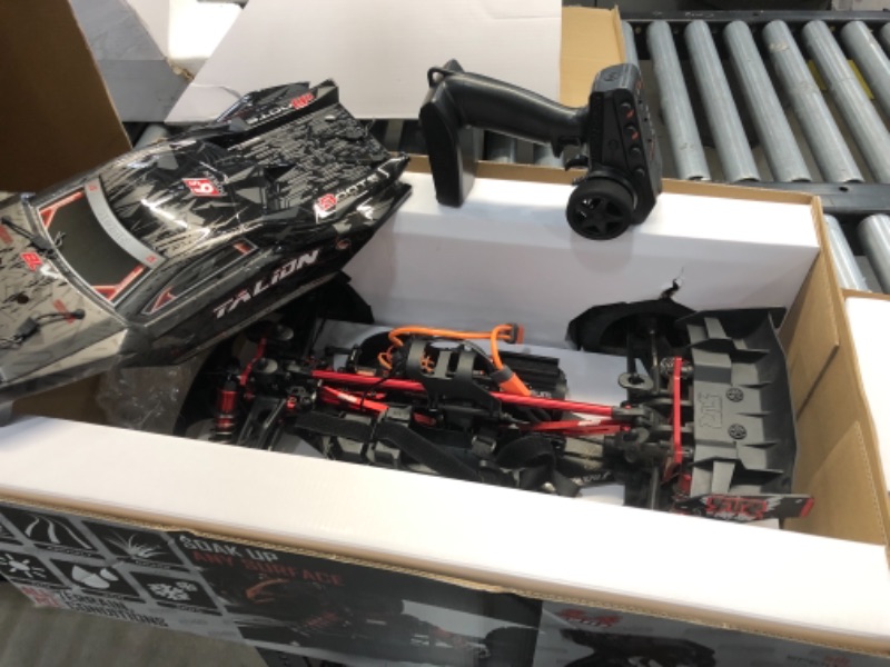 Photo 4 of ????PARTS ONLY** ARRMA RC Truck 1/8 Talion 6S BLX 4WD Extreme Bash Speed Truggy RTR (Battery and Charger Not Included), Black, ARA8707
