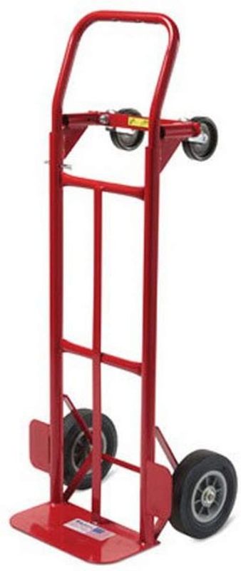Photo 1 of Milwaukee Hand Trucks 35080 Convertible Truck with 8-Inch Puncture Proof Tires
