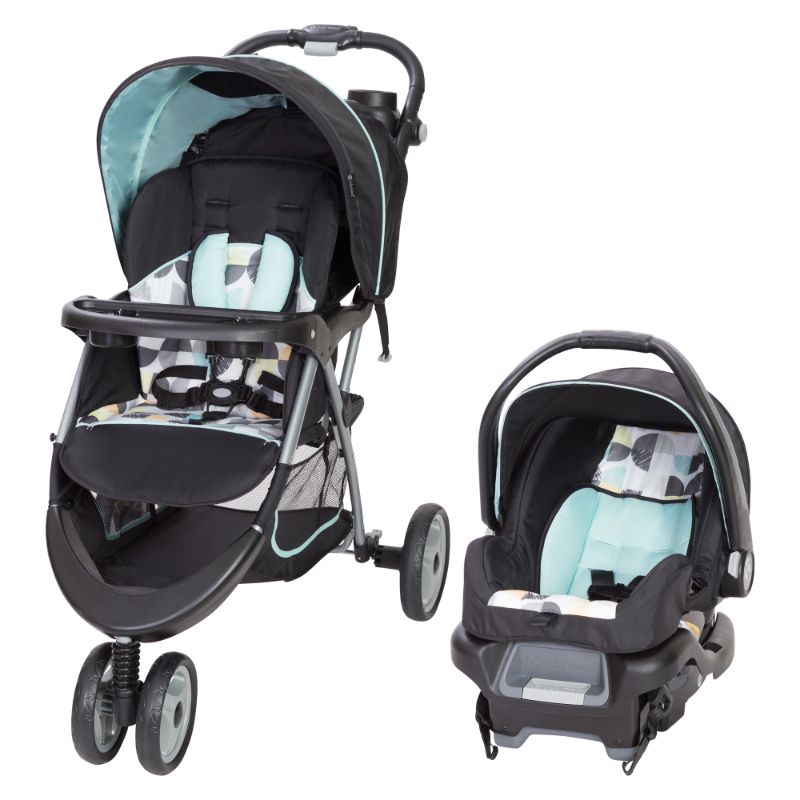 Photo 1 of Baby Trend EZ Ride 35 Travel System, Doddle Dots Blue
