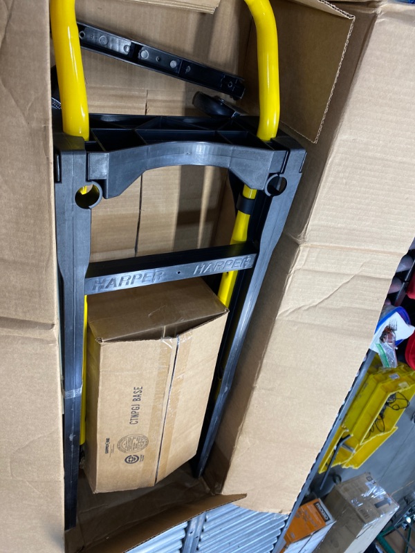 Photo 3 of 400 lb. Capacity Nylon Convertible Hand Truck Dolly Harper Trucks