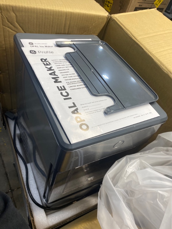 Photo 1 of **PARTS ONLY ** GE Profile Opal Nugget Machine with Connectivity | Smart Home Kitchen Essentials | Up to 24 lbs Per Day Countertop Ice Maker, Stainless

