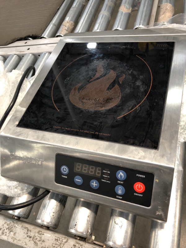 Photo 2 of *DOES NOT POWER ON* ChangBERT Induction Cooktop 1800W NSF Certified Commercial Grade