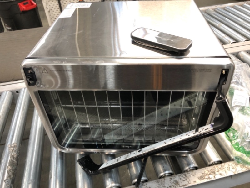 Photo 2 of *FOR PARTS, DAMAGED* Ninja DT251 Foodi 10-in-1 Smart XL Air Fry Oven, Bake, Broil, Toast, Air Fry, Air Roast, Digital Toaster