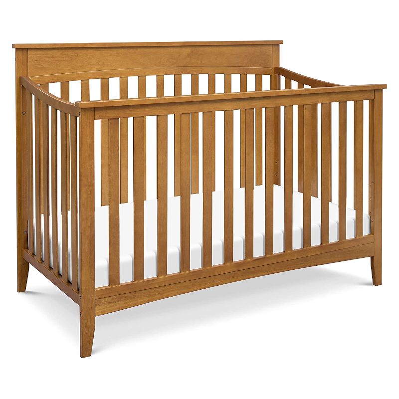 Photo 1 of DaVinci Grove 4-in-1 Convertible Crib in Chestnut, Greenguard Gold Certified
