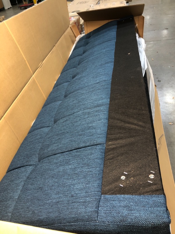 Photo 2 of ***INCOMPLETE*** Christopher Knight Home Emmie Sectional Sofa, Navy Blue/Dark Brown***SIMILAR TO POSTED ITEM**SECTION 3 OUT OF 4 ONLY**
