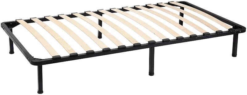 Photo 1 of 
Furinno Angeland Cannet Metal Platform Bedframe, Twin, Black
