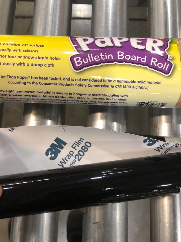 Photo 1 of **MIXED BUNDLE*** 3M WRAPFILM 2080 AND Better Than Paper Bulletin Board Roll, 4 Ft X 12 Ft, Burlap**SOLD AS IS**NO REFUNDS**
