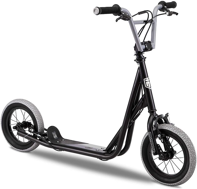 Photo 1 of **PARTS ONLY ** Mongoose Trace Youth/Adult Kick Scooter Folding and Non-Folding Design, Regular, Lighted, and Air Filled Wheels, Multiple Colors, Black (R6331AZA)