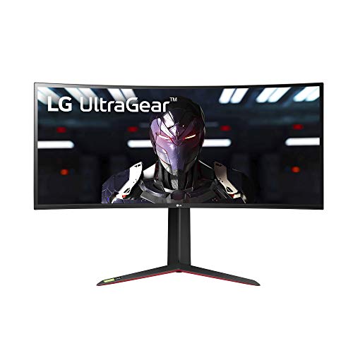 Photo 1 of LG 34GP83A-B 34 Inch 21: 9 UltraGear Curved QHD (3440 x 1440) 1ms Nano IPS Gaming Monitor with 160Hz and G-SYNC Compatibility - Black
model: (34GP83A-B)