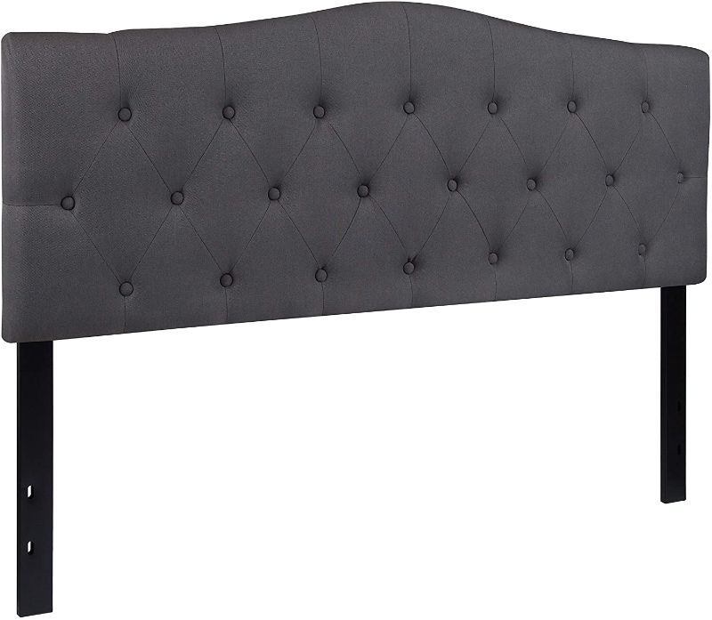 Photo 1 of Flash Furniture Headboard, Dark Gray, Queen