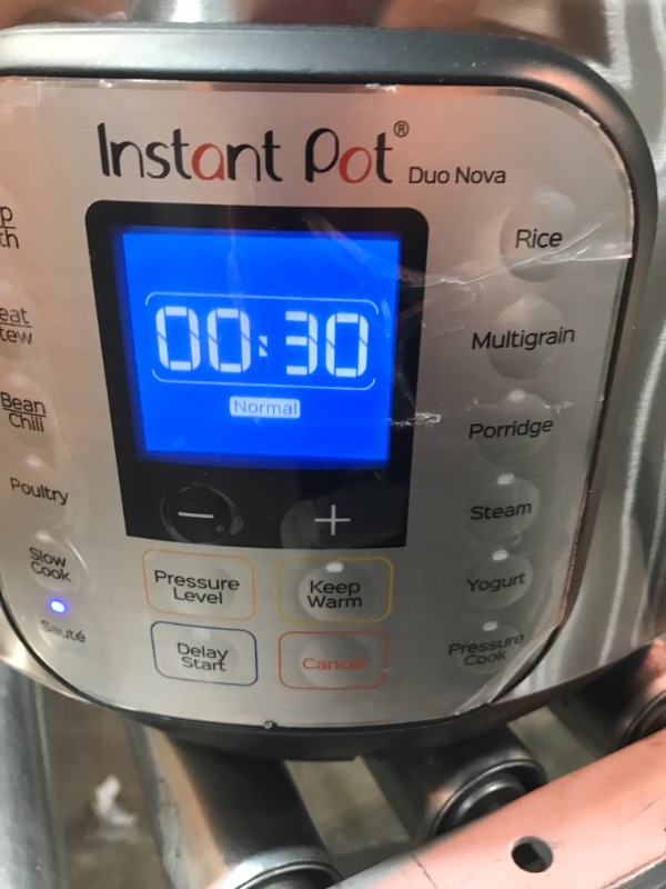 Photo 3 of Instant Pot Duo 7-in-1 Electric Pressure Cooker, Slow Cooker, Rice Cooker, Steamer, Sauté, Yogurt Maker, Warmer & Sterilizer, 6 Quart, Stainless Steel/Black
