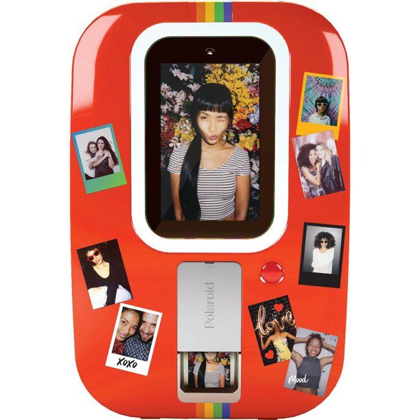 Photo 1 of At-Home Instant Red Polaroid Photo Booth
