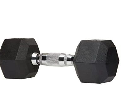 Photo 1 of 2 Amazon Basics Rubber Encased Hex Dumbbell Hand Weight