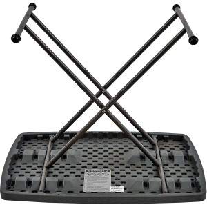 Photo 1 of Iceberg 65491 IndestrucTable TOO 1200 Series Resin Personal Folding Table 30 x 20 Charcoal
