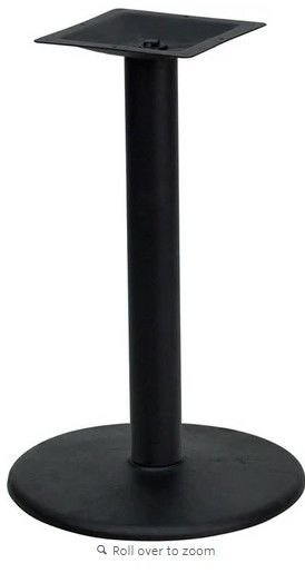 Photo 1 of 24'' Round Restaurant Table Base with 4'' Bar Height Column XU-TR24-BAR-GG by Flash Furniture
NO BASE***