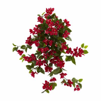 Photo 1 of 
Nearly Natural 28 in. Bougainvillea Hanging Bush Artificial Plant - Set of 2
