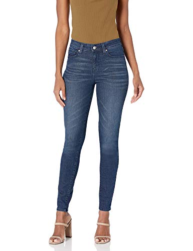 Photo 1 of Signature by Levi Strauss & Co. Gold Label Women's Totally Shaping Skinny Jeans (Standard and Plus), Blue Laguna, SIZE10
