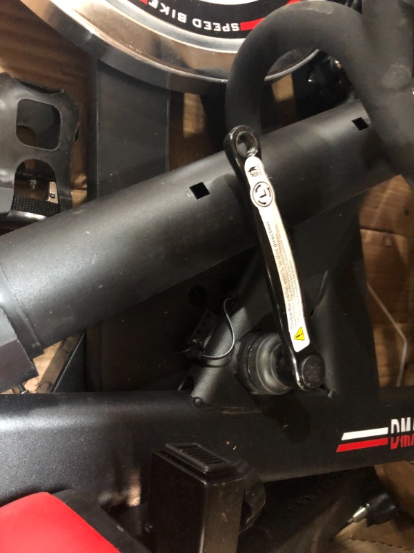 Photo 1 of **PREVIOUSLY USED, MISSING HARDWARE, MISSING COMPONENTS**
Exercise Bike, DMASUN Indoor Cycling Bike Stationary, Comfortable Seat Cushion, Multi - grips Handlebar, Heavy Flywheel Upgraded Version (Black)
