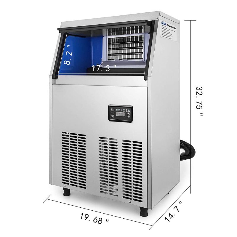 Photo 1 of ***DOES NOT POWER ON***
VEVOR 110V Commercial Ice Maker Capacity Stainless Steel Commercial Ice Machine 45 Ice Cubes Per Plate Industrial Ice Maker Machine Auto Clean for Bar Home

