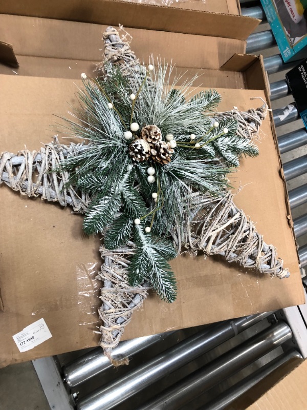 Photo 1 of 24" TWIG SNOWFLAKE ORNAMENT