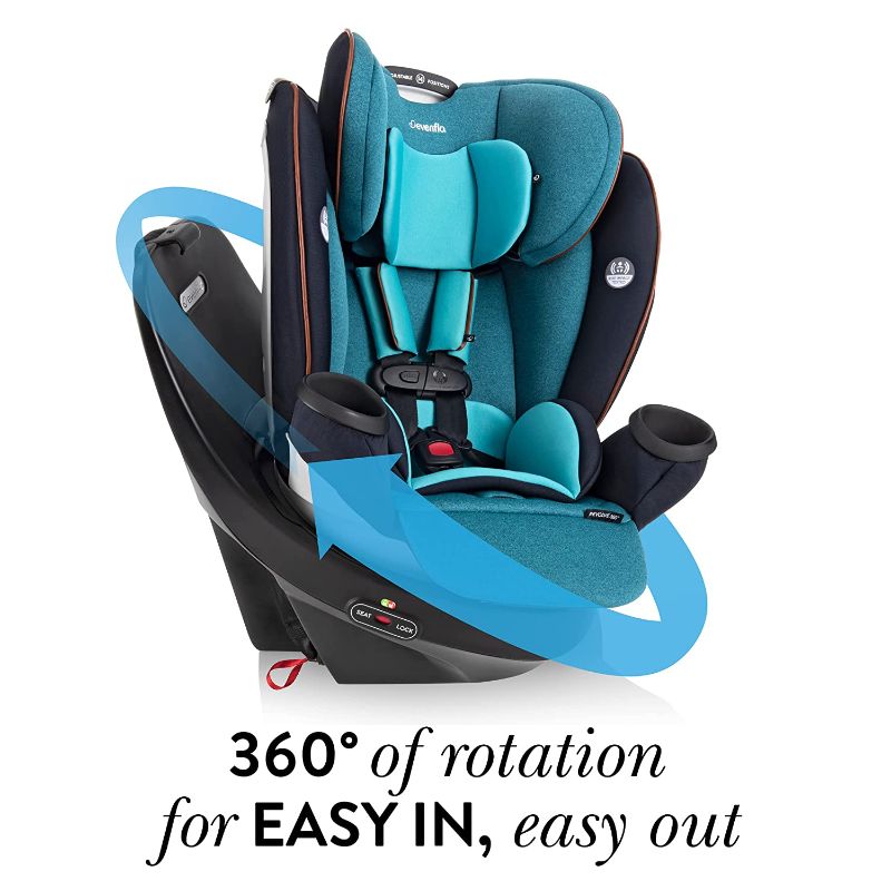 Photo 1 of Evenflo Gold Revolve360 Rotational All-in-One Convertible Car Seat (Sapphire Blue)
