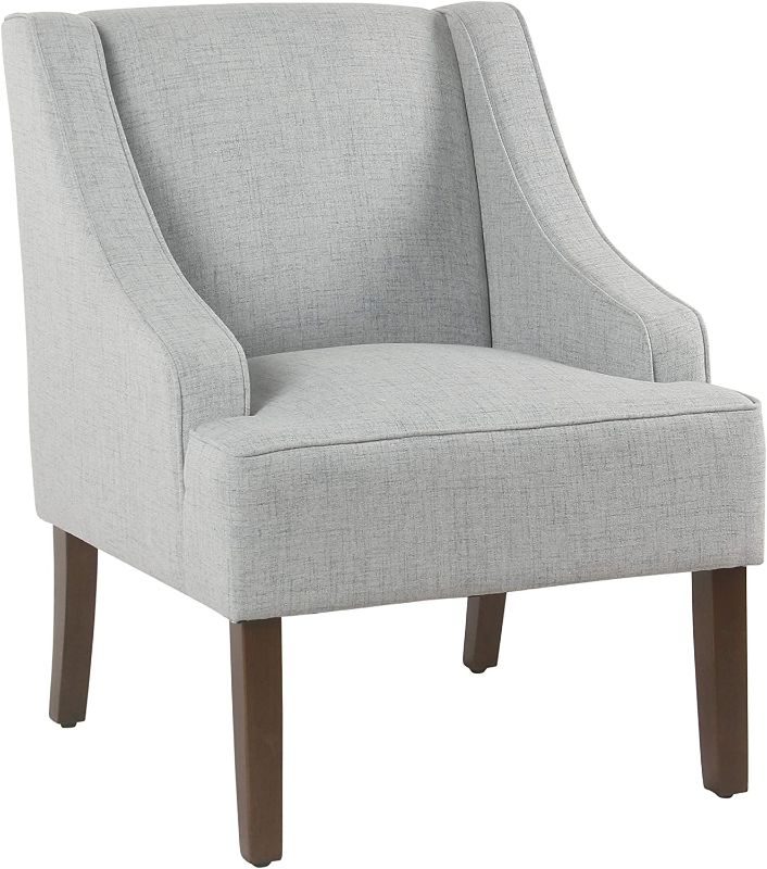 Photo 1 of **CHAIR IS MISSING LEGS** CHAIR ONLY**
HomePop Accent Chair, Gray
