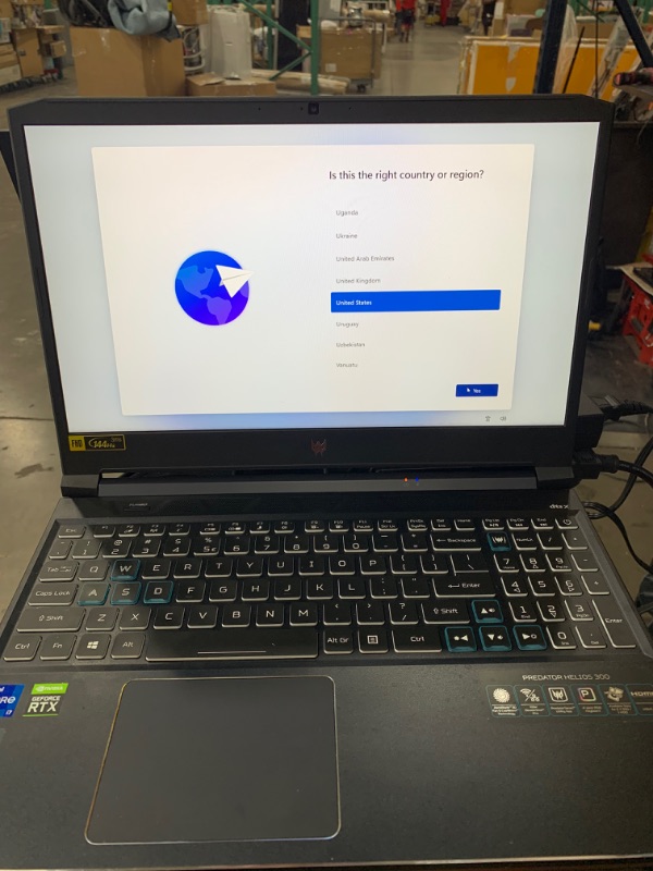 Photo 2 of ***LAPTOP WAS PREVIOUSLY USED, ALL PARTS INCLUDED***
**LAPTOP HAS A TOTAL OF 11 SCREWS LOCATED ON THE BOTTOM, ALL INTACT***
Acer Predator Helios 300 PH315-54-760S Gaming Laptop | Intel i7-11800H | NVIDIA GeForce RTX 3060 Laptop GPU | 15.6" Full HD 144Hz 3