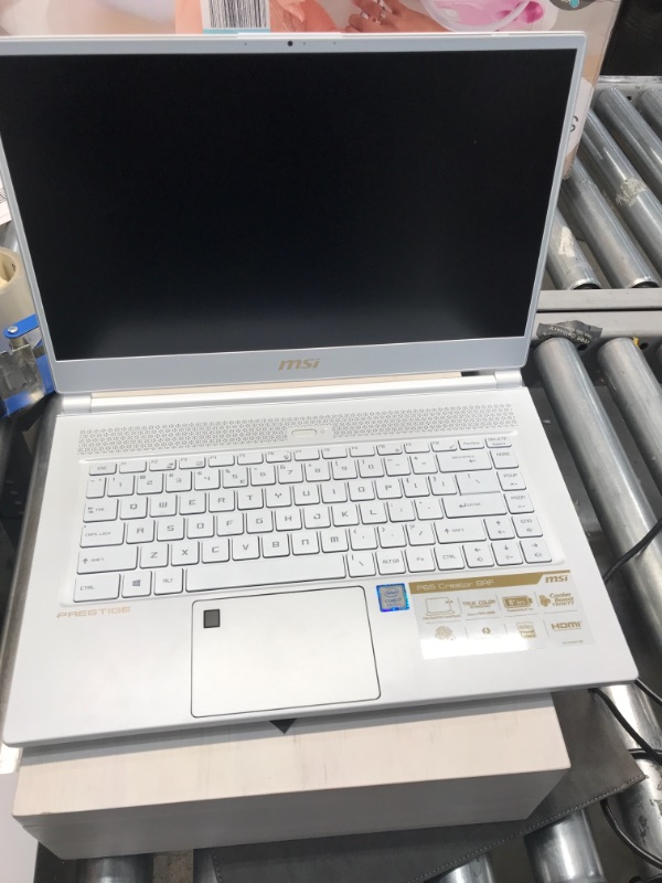 Photo 1 of ***PARTS ONLY*****
**LAPTOP SCREEN DOES NOT POWER UP, STAYS COMPLETLY DARK, NO IMAGE****
LAPTOP KEYS DO LIGHT UP
MSI P65 Creator 8RF-442 15.6" Professional Laptop - Intel Core i7-8750H, GTX1070, 16GB DDR4, 256GB NVMe SSD, Win 10 PRO

