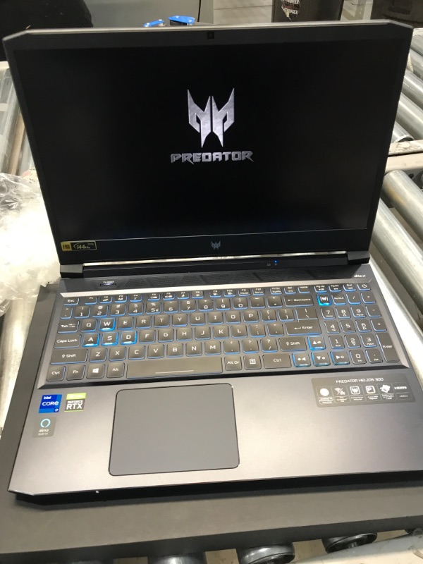 Photo 2 of **PREVIOUSLY OPENED** BOTTOM OF LAPTOP HAS 11  SCREWS ALL INTACT**
Acer Predator Helios 300 PH315-54-760S Gaming Laptop | Intel i7-11800H | NVIDIA GeForce RTX 3060 Laptop GPU | 15.6" Full HD 144Hz 3ms IPS Display | 16GB DDR4 | 512GB SSD | Killer WiFi 6 | 