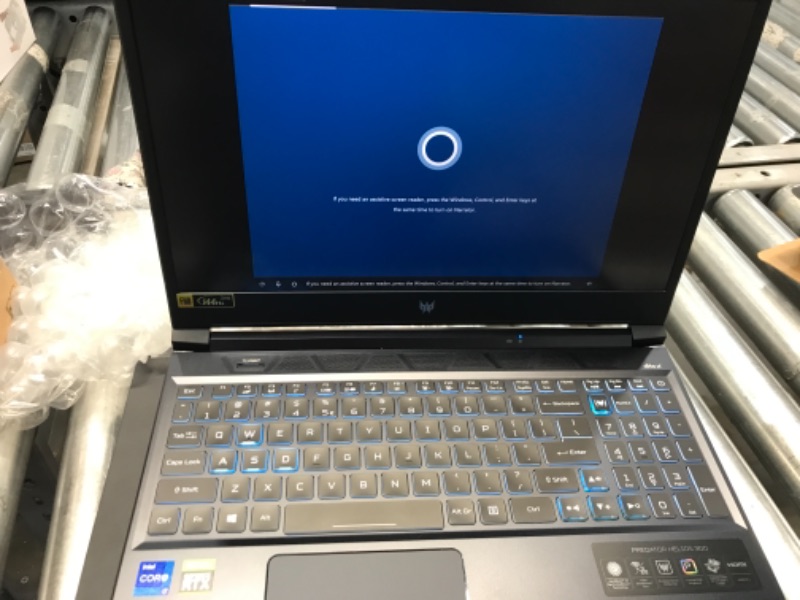 Photo 9 of **PREVIOUSLY OPENED** BOTTOM OF LAPTOP HAS 11  SCREWS ALL INTACT**
Acer Predator Helios 300 PH315-54-760S Gaming Laptop | Intel i7-11800H | NVIDIA GeForce RTX 3060 Laptop GPU | 15.6" Full HD 144Hz 3ms IPS Display | 16GB DDR4 | 512GB SSD | Killer WiFi 6 | 