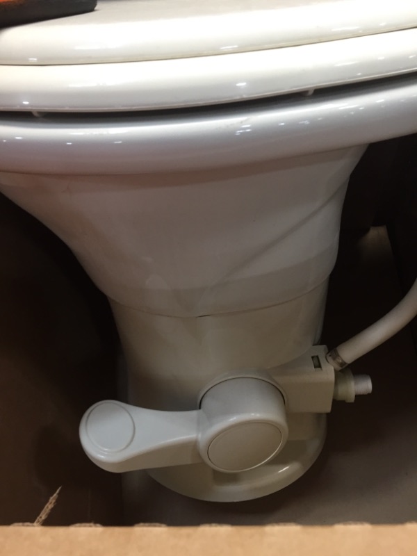 Photo 2 of ***PARTS ONLY*** Dometic 302320081 320 Series Standard Height RV Toilet, White
