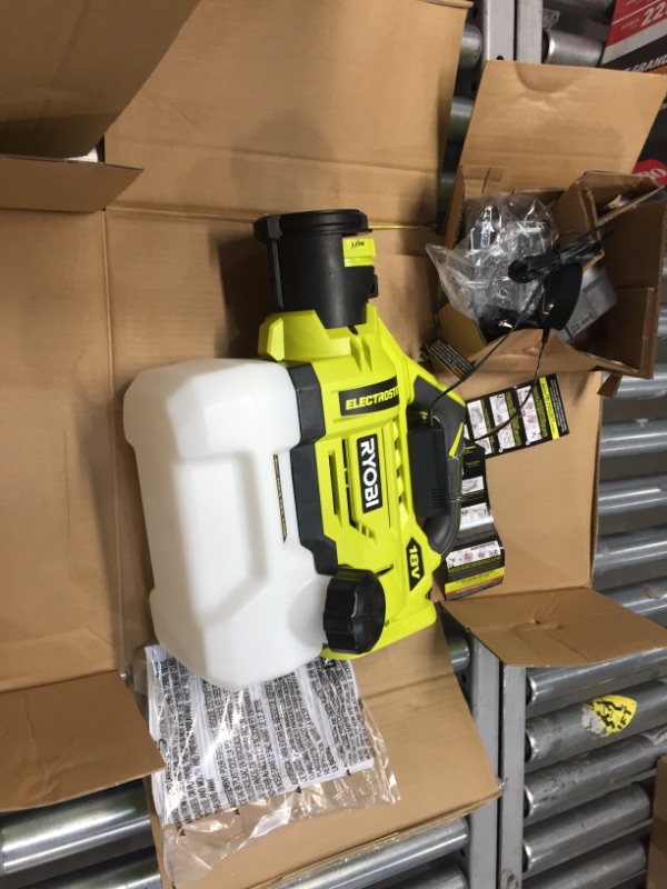 Photo 3 of ONE+ 18V Cordless Electrostatic 0.5 Gal Sprayer with 2.0 Ah Battery and Charger
