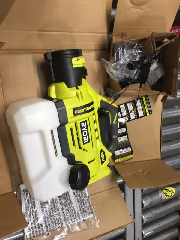 Photo 6 of ONE+ 18V Cordless Electrostatic 0.5 Gal Sprayer with 2.0 Ah Battery and Charger
