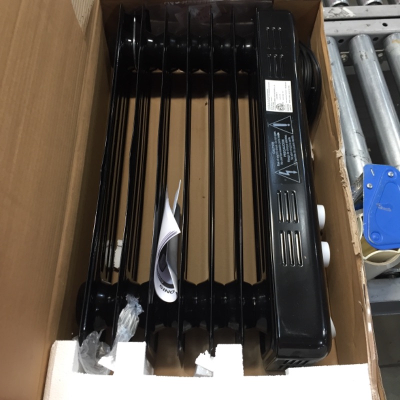 Photo 1 of 1,500-Watt Oil-Filled Radiant Electric Space Heater with Thermostat
